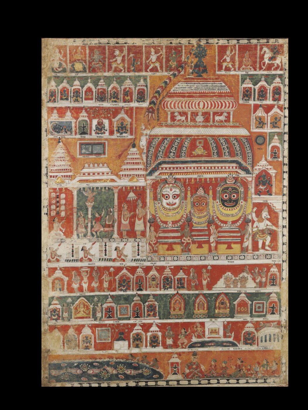 Unknown, View of the Jagannatha Temple, Puri