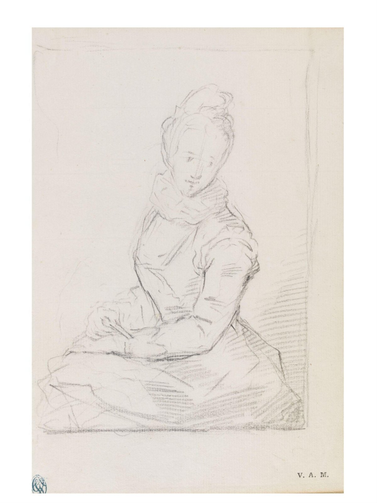 Drawing, Angelica Kauffman, 1762-1766