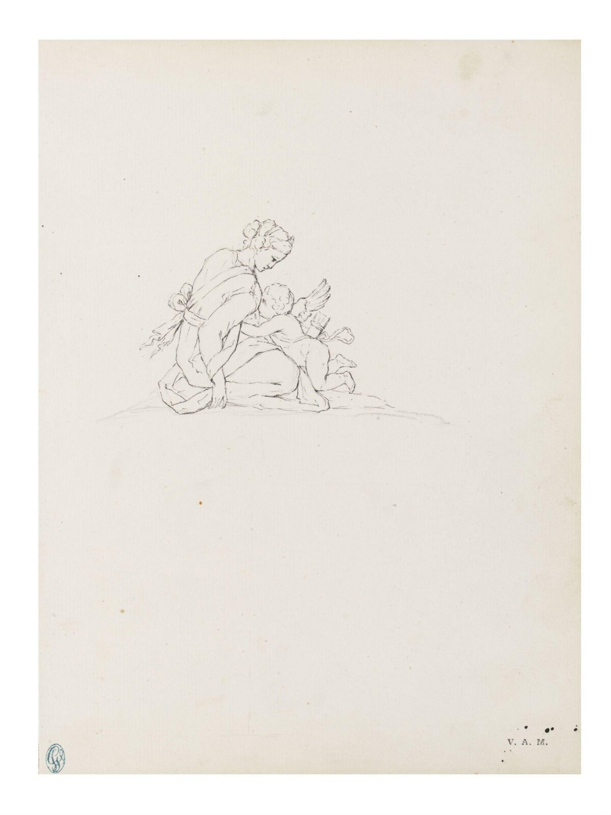 Drawing, Angelica Kauffman, 1762-1766