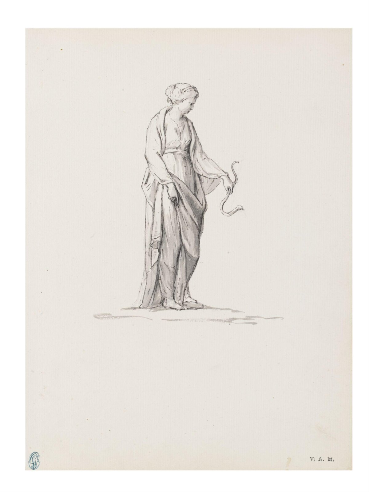 Drawing, Angelica Kauffman, 1762-1766