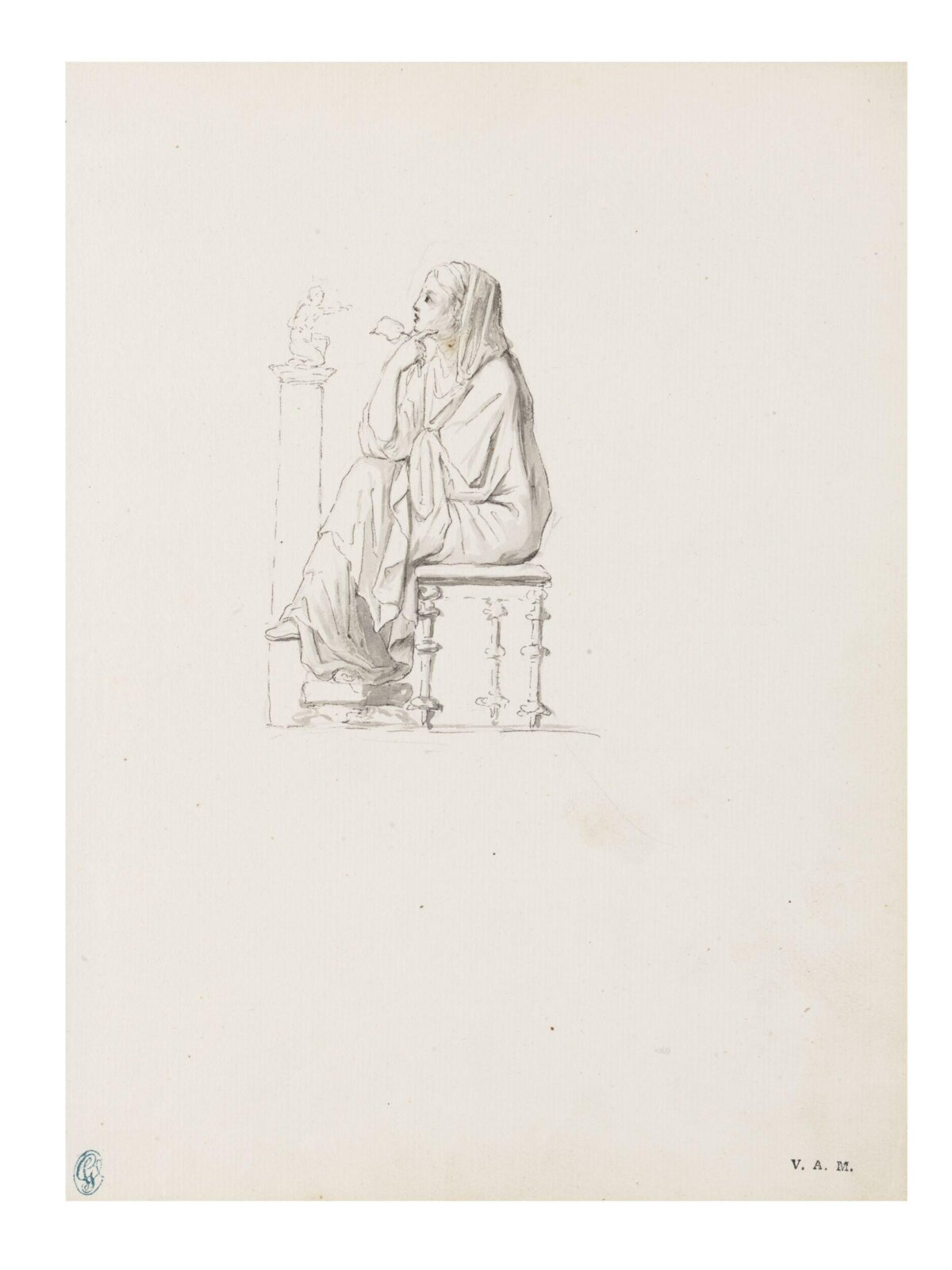Drawing, Angelica Kauffman, 1762-1766