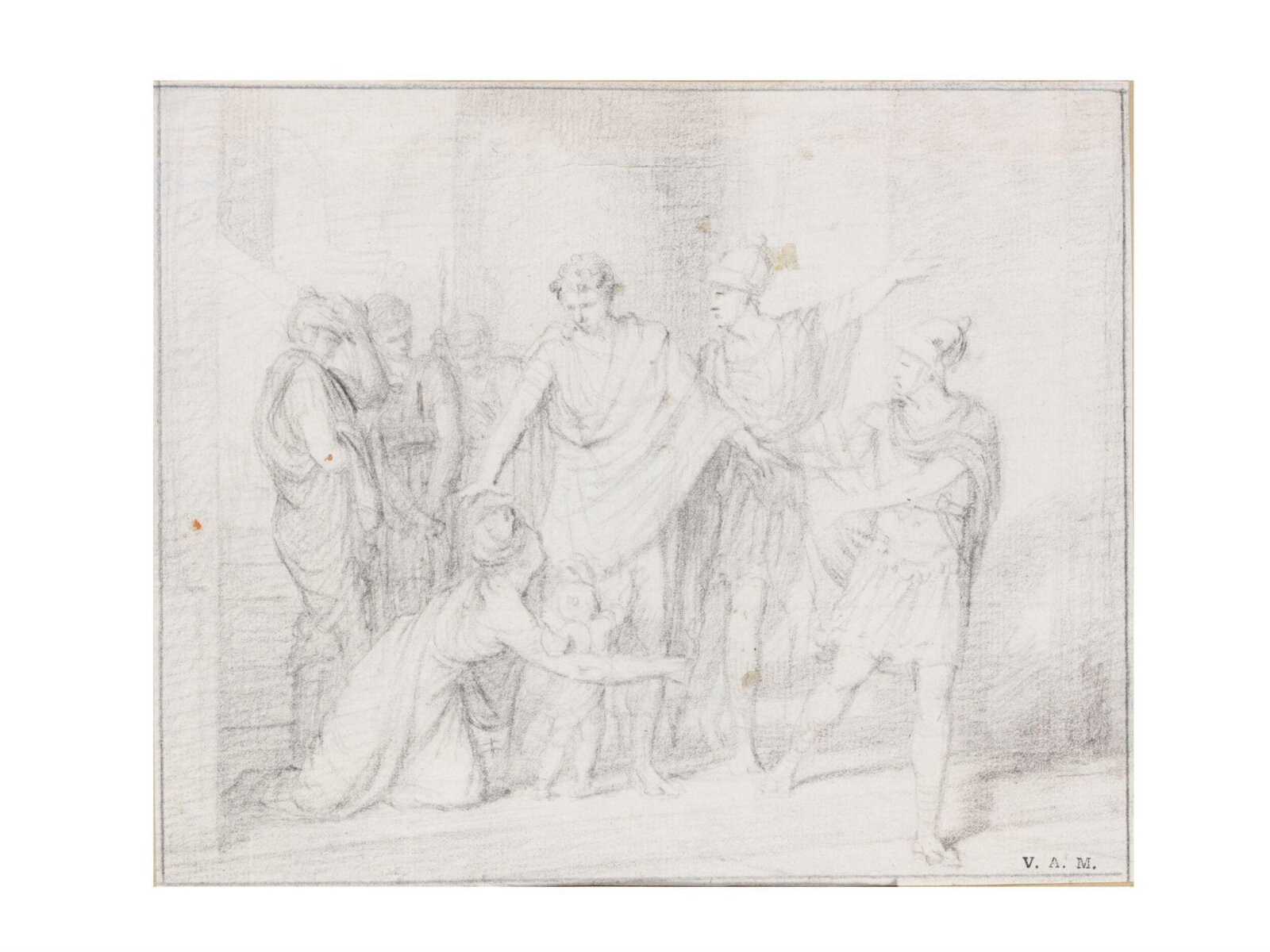 Drawing, Angelica Kauffman, 1762-1766