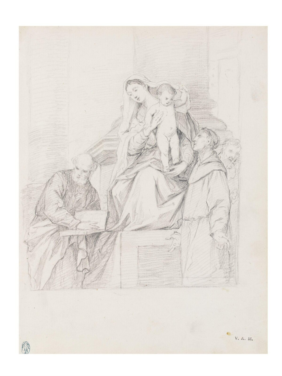 Drawing, Angelica Kauffman, 1762-1766