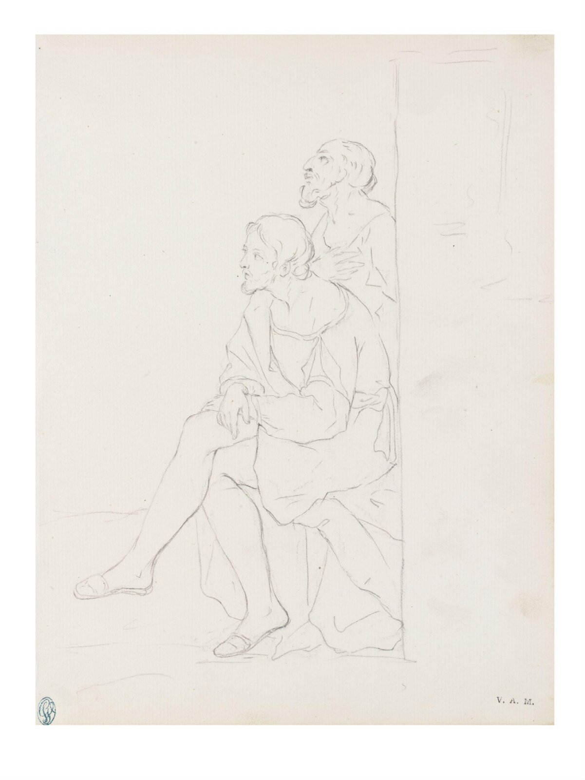 Drawing, Angelica Kauffman, 1762-1766