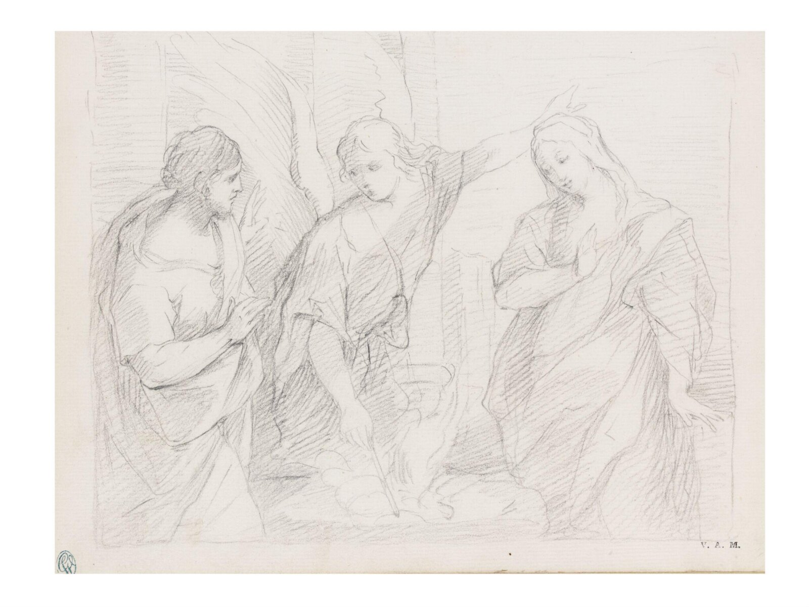 Drawing, Angelica Kauffman, 1762-1766