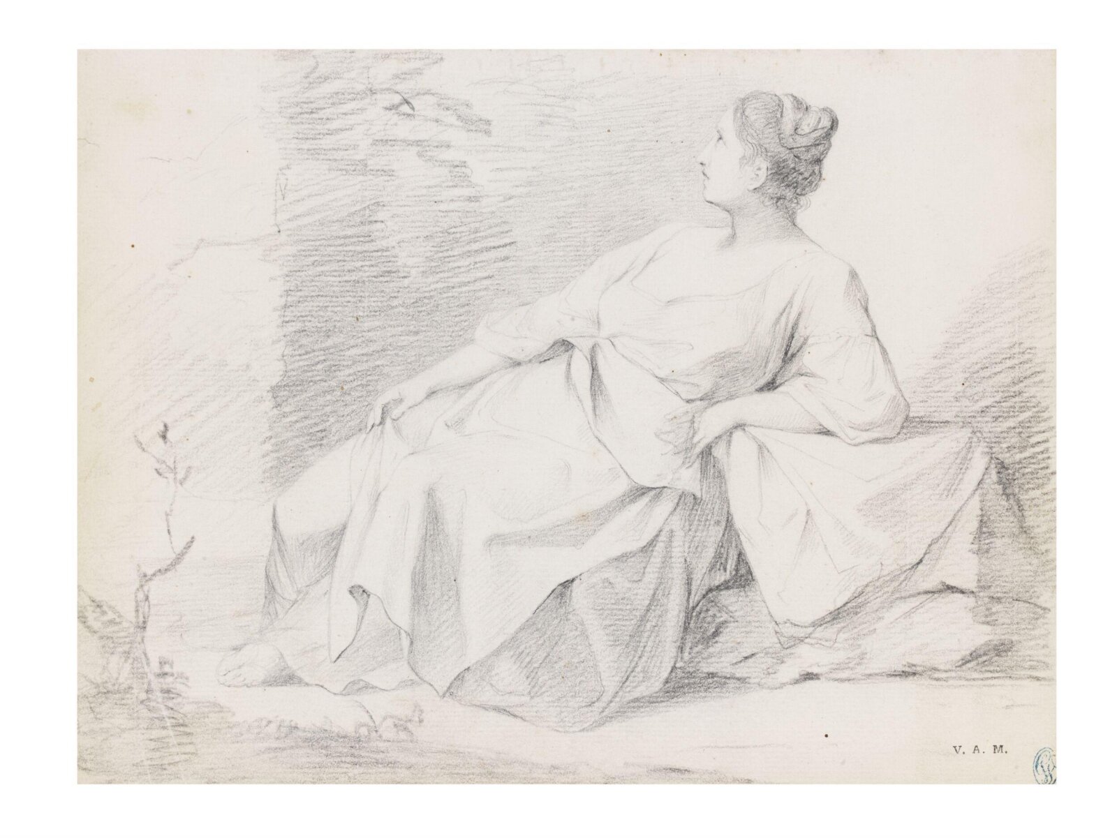 Drawing, Angelica Kauffman, 1762-1766