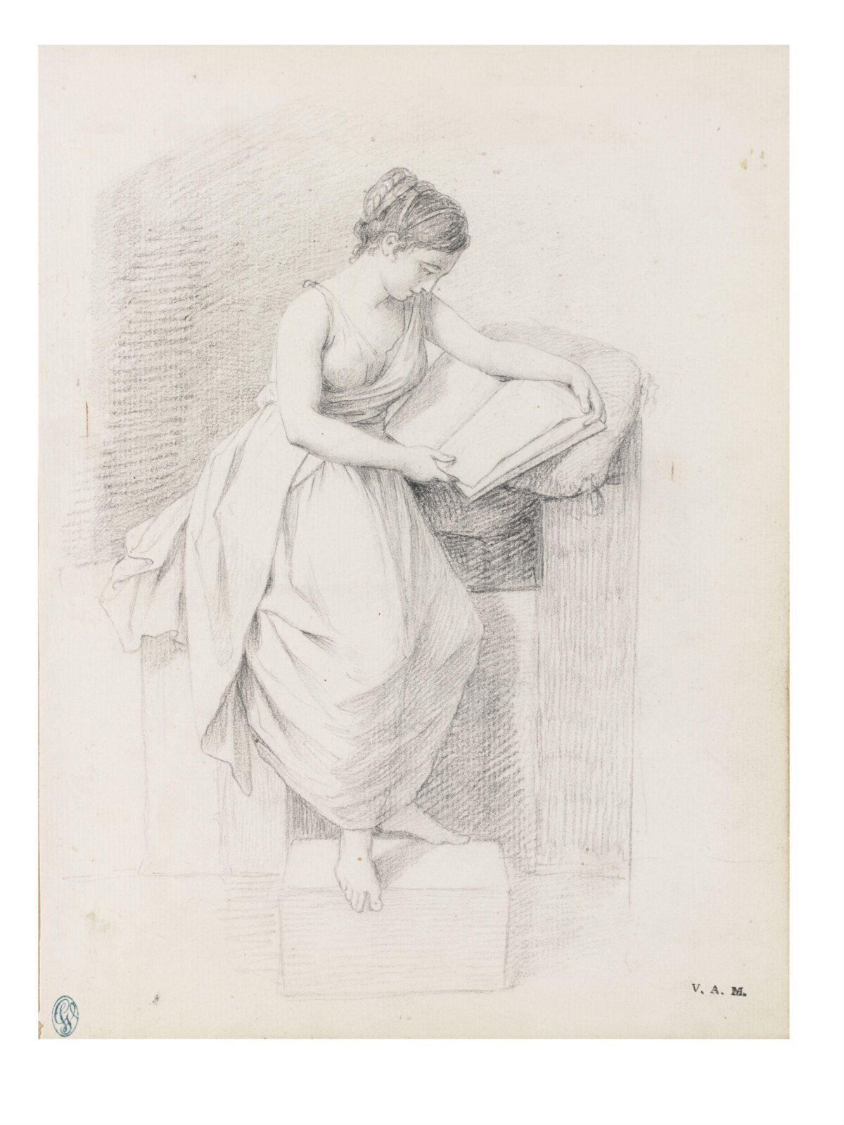 Drawing, Angelica Kauffman, 1762-1766