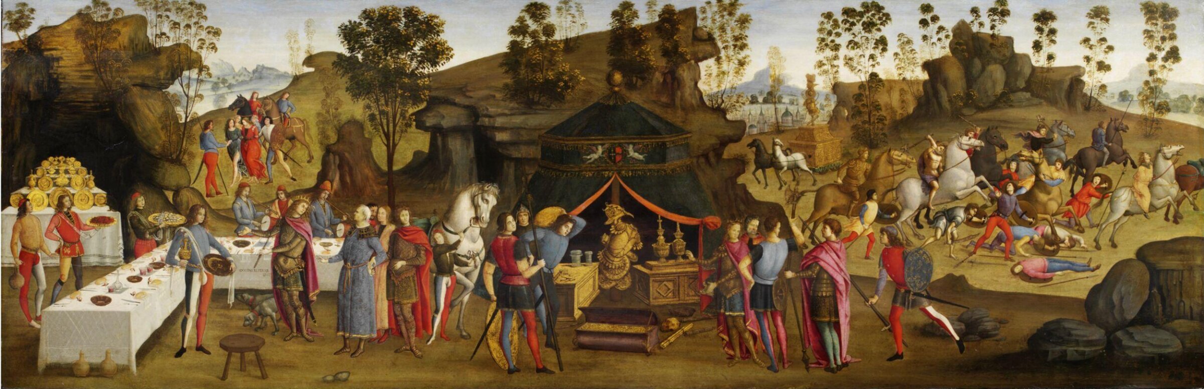 The Magnanimity of Alexander the Great, Davide Ghirlandaio, 1493-1494