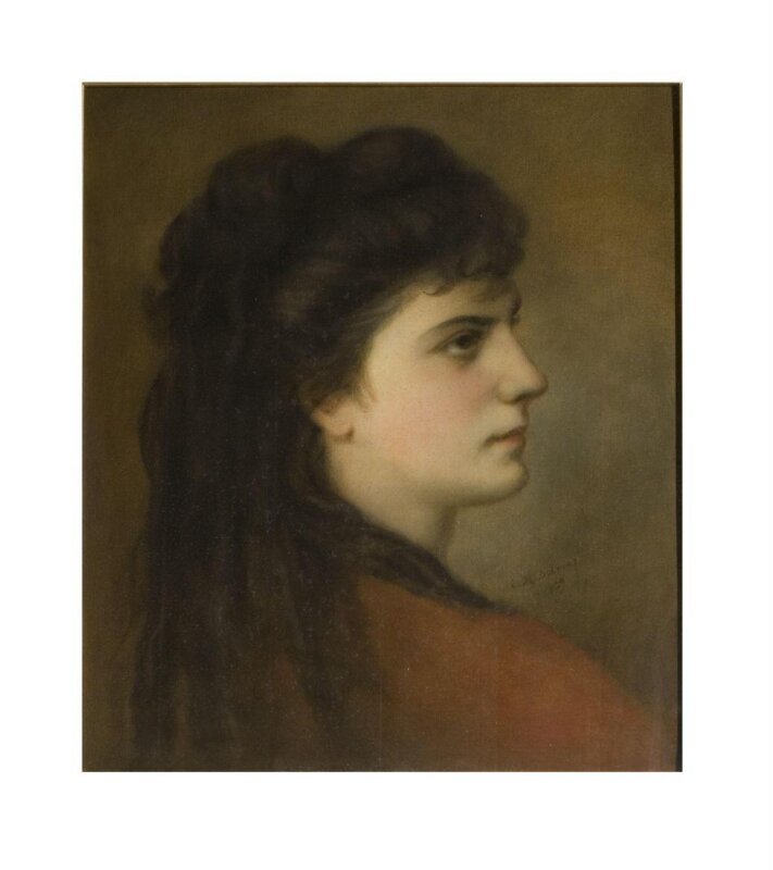 Profile Portrait of a Young Woman