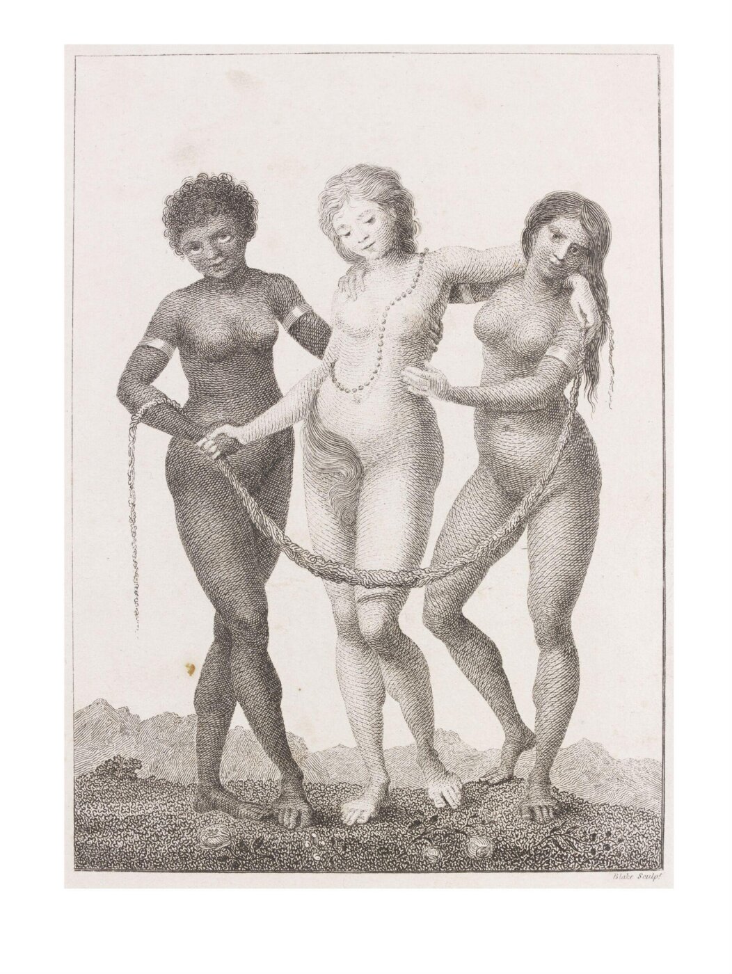 William Blake, Europe supported by Africa and America