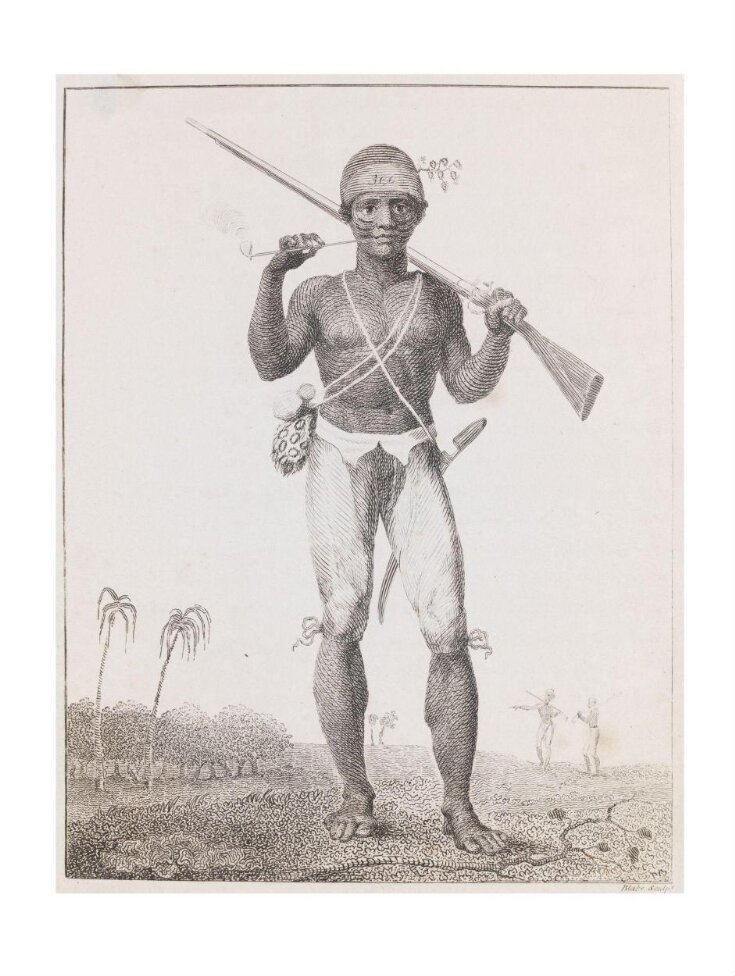 A Coromantyn Free Negro, or Ranger, armed top image