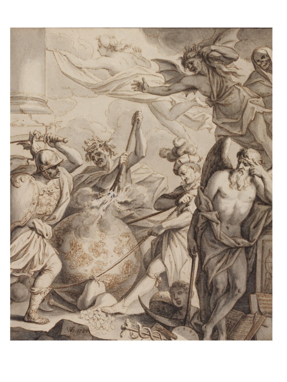 War and Discord, Arnold van Westerhout, mid 17th century - early 18th century