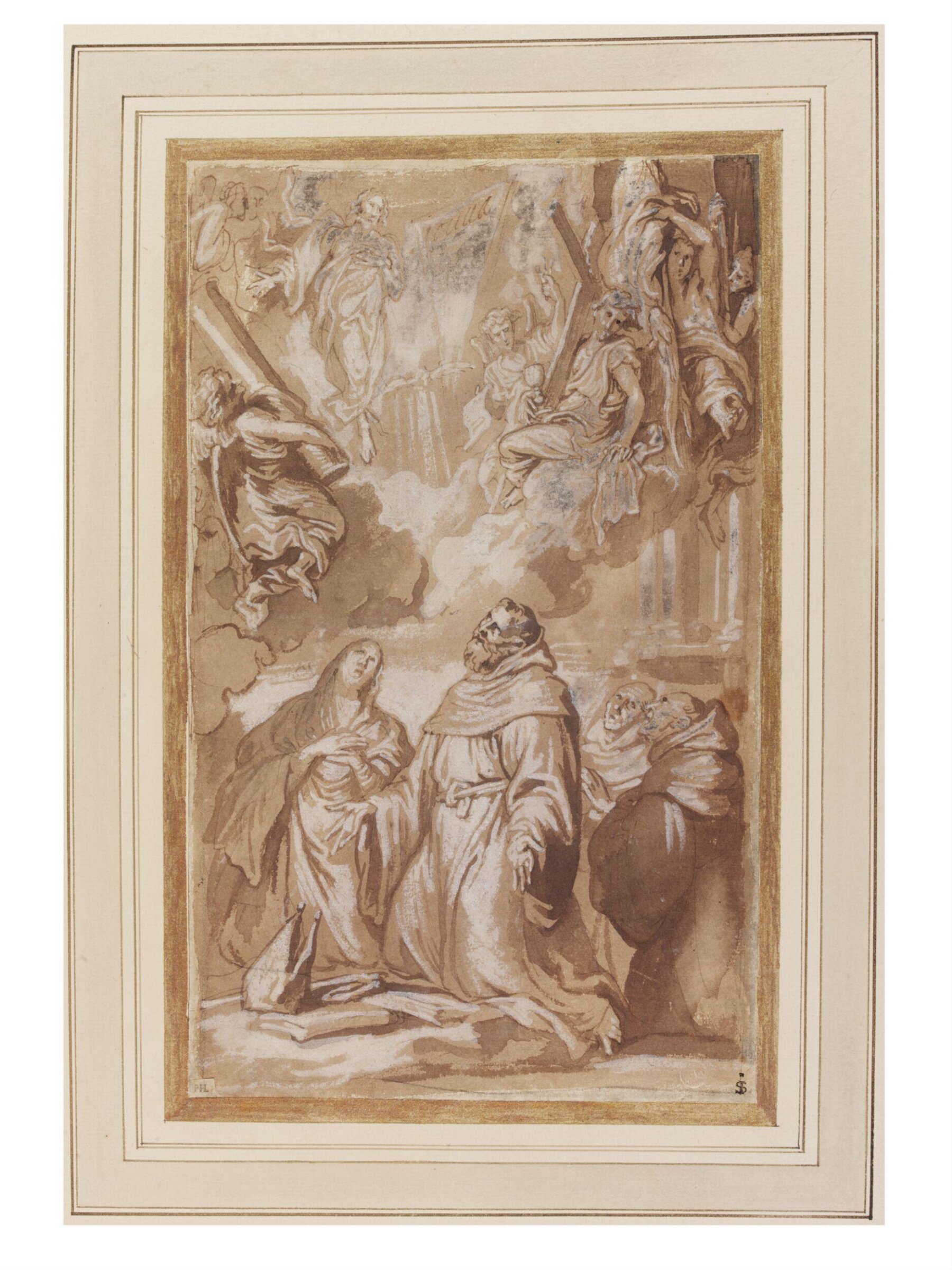 The Ecstasy of Saint Augustine, Jan Boeckhorst, after 1650