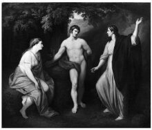 The Choice of Hercules between Virtue and Pleasure thumbnail 1
