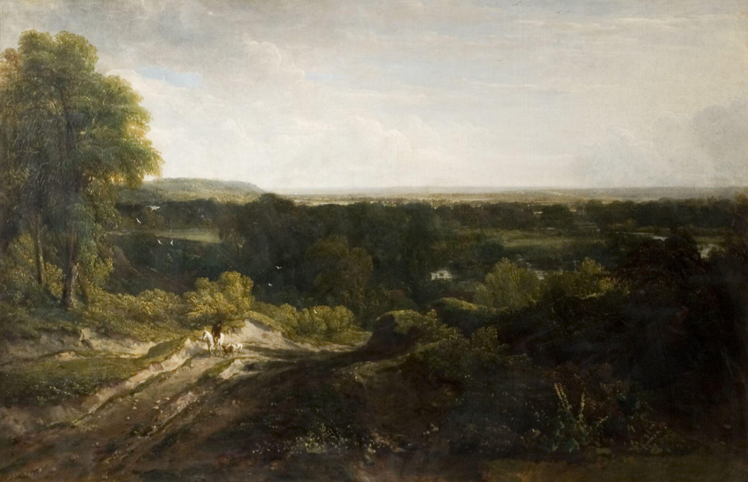 Wooded landscape, Peter De Wint, ca. 1815