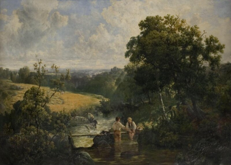 A Devon footbridge