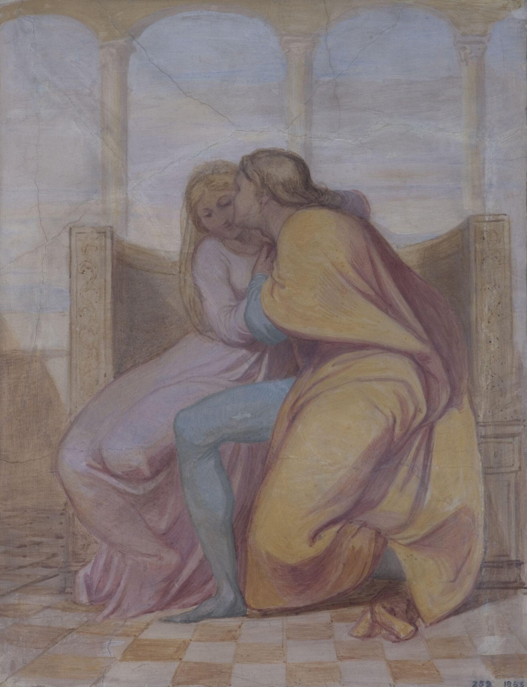 Paolo and Francesca, George Frederick Watts, 1845