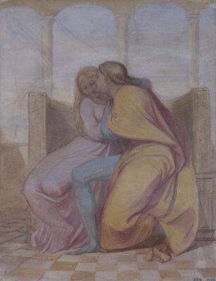 Paolo and Francesca, George Frederick Watts, 1845
