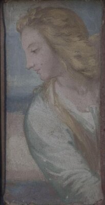 Bust of a woman in profile, George Frederick Watts, 1845