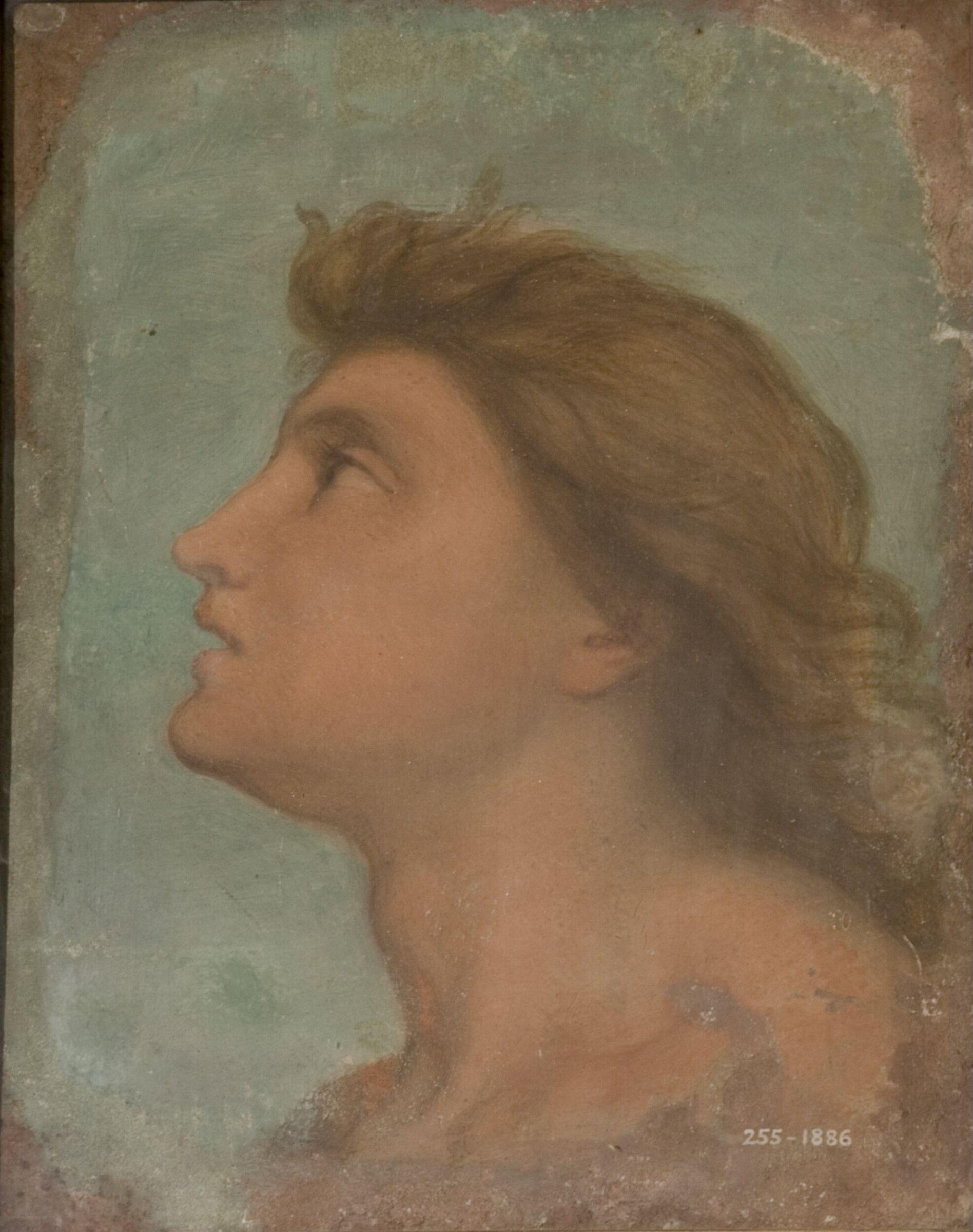 Head of a youth in profile, George Frederick Watts, 1845