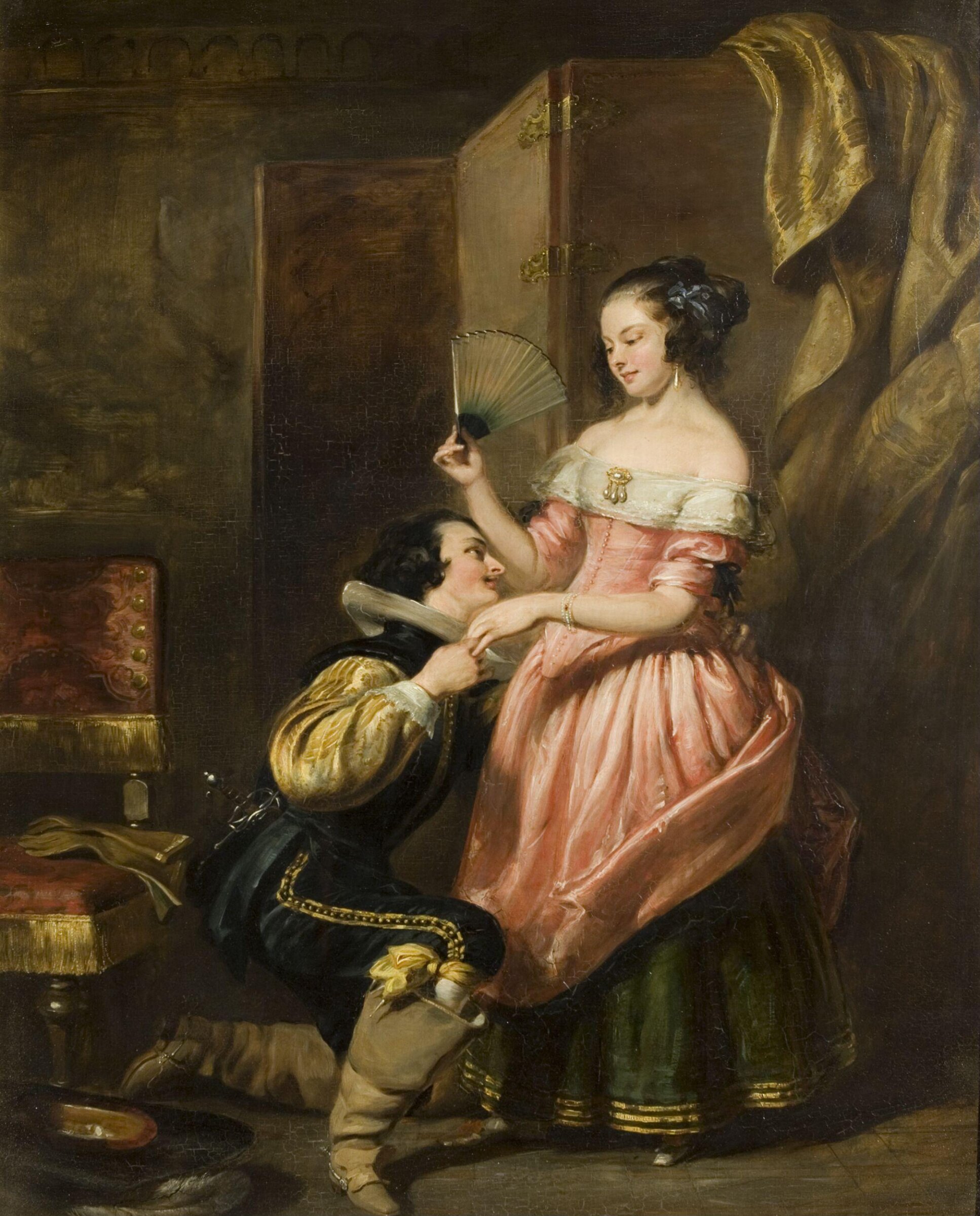 Gil Blas introducing himself to Laura, William Simson, 1840