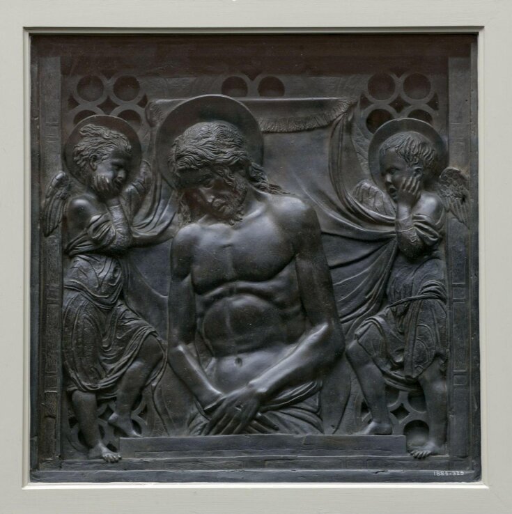 The Dead Christ with two angels top image