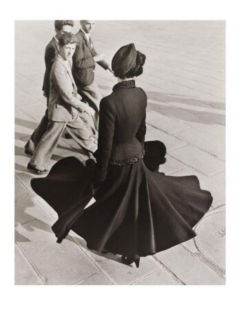 Dovima with the Elephants - evening dress by Dior, Cirque d'Hiver, Paris,  August 1955 | Avedon, Richard | V&A Explore The Collections
