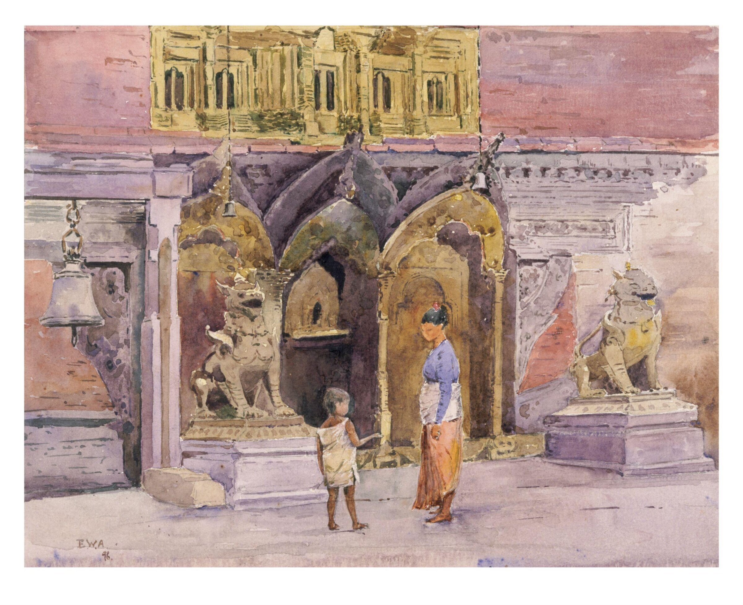 Watercolour, W. E. A. Armstrong, 1896