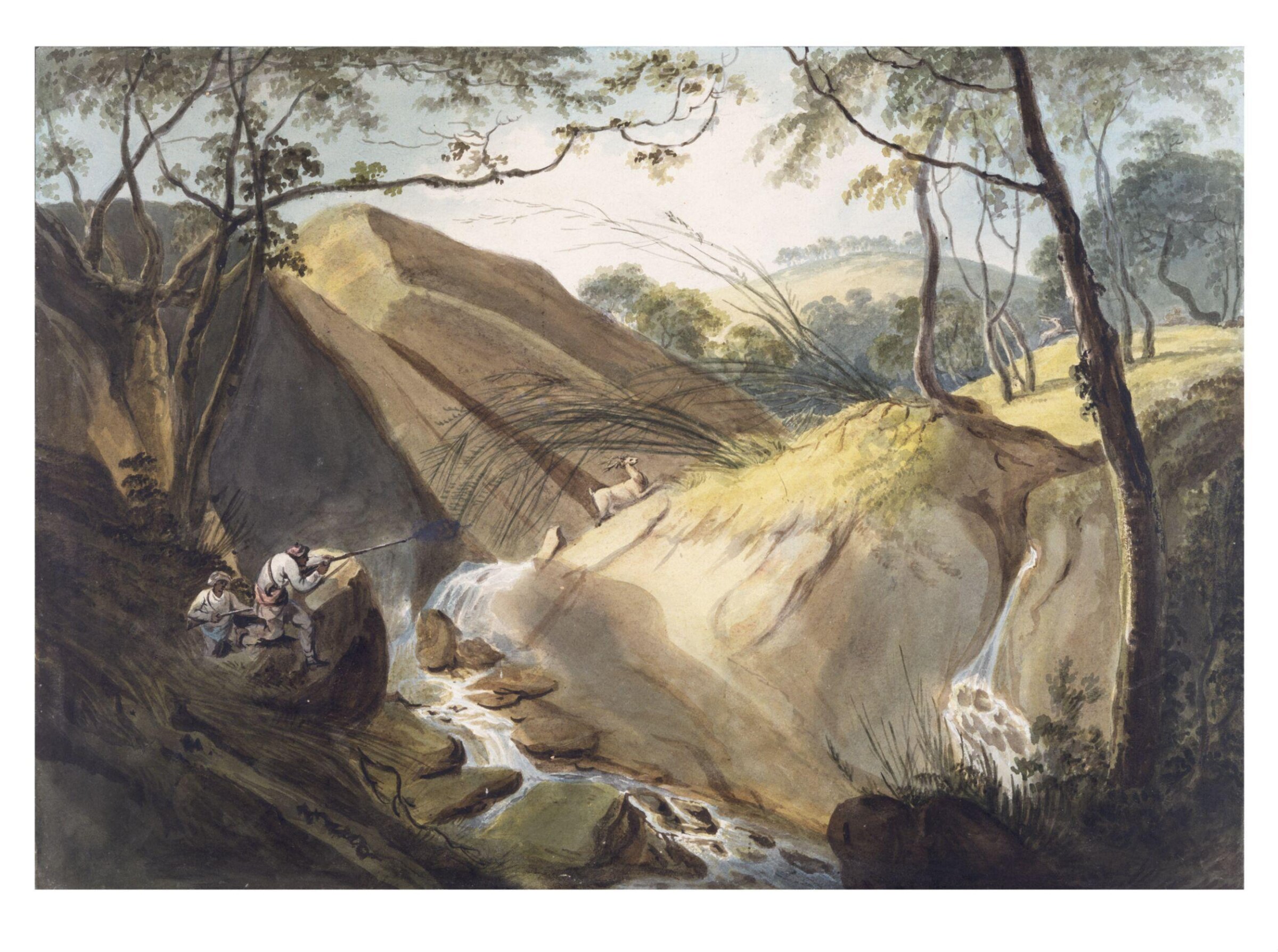 Deer shooting near Monghyr, William Orme, ca. 1801-1805