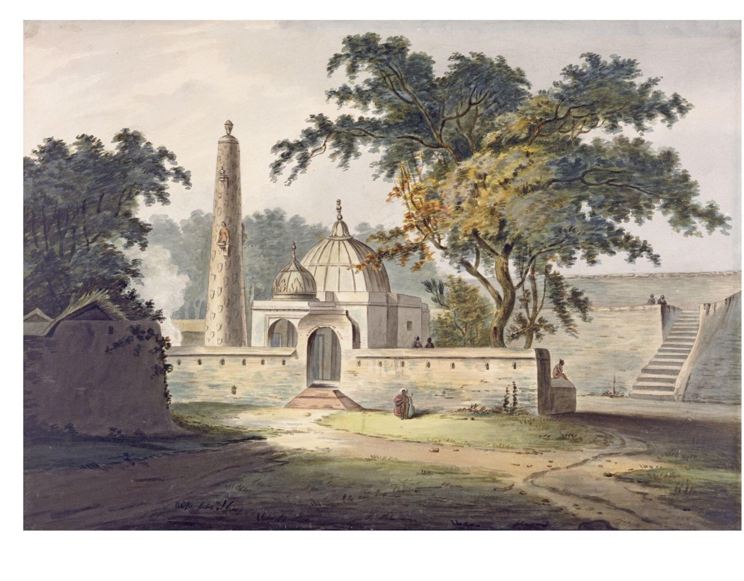 Tomb of an unidentified Muslim saint at Anupshahr, William Orme, ca. 1801-1802