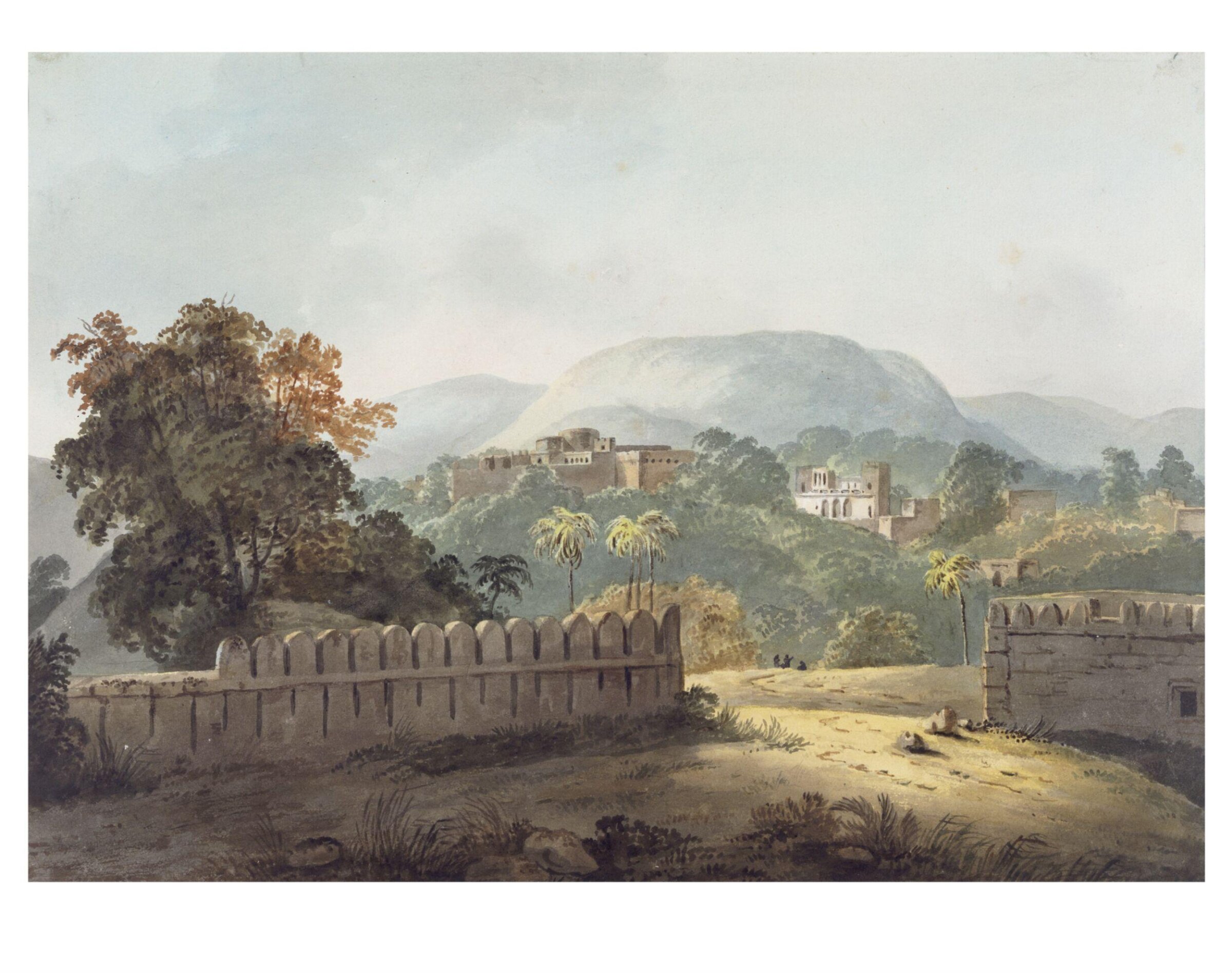 View of Latifgarh near Chunar, William Orme, ca. 1801-1805