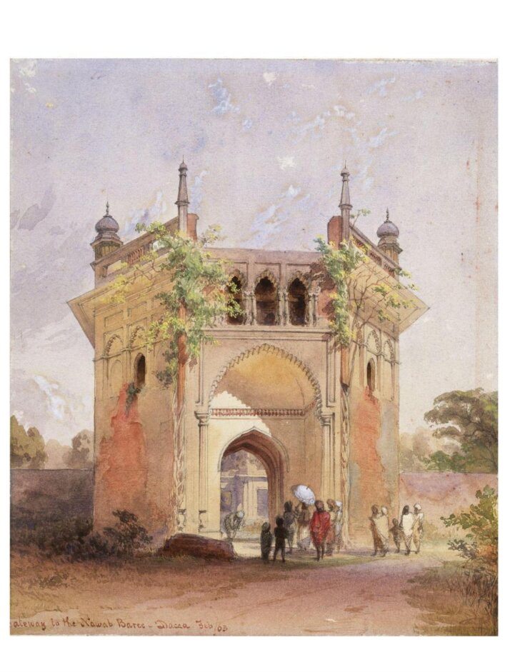 Gateway to the Nawab Baree - Dacca top image