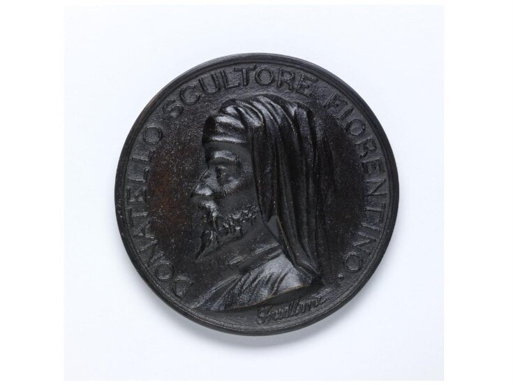 Portrait medal of Donatello top image