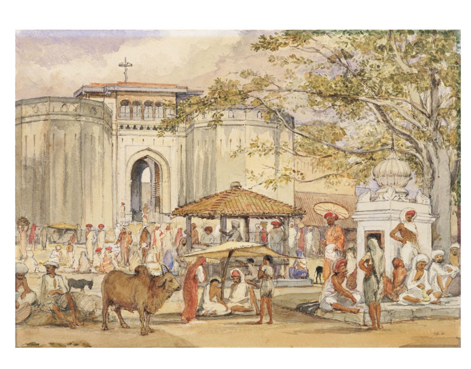 Gateway to the Shanwar Palace, William Carpenter, June 1850-December 1850