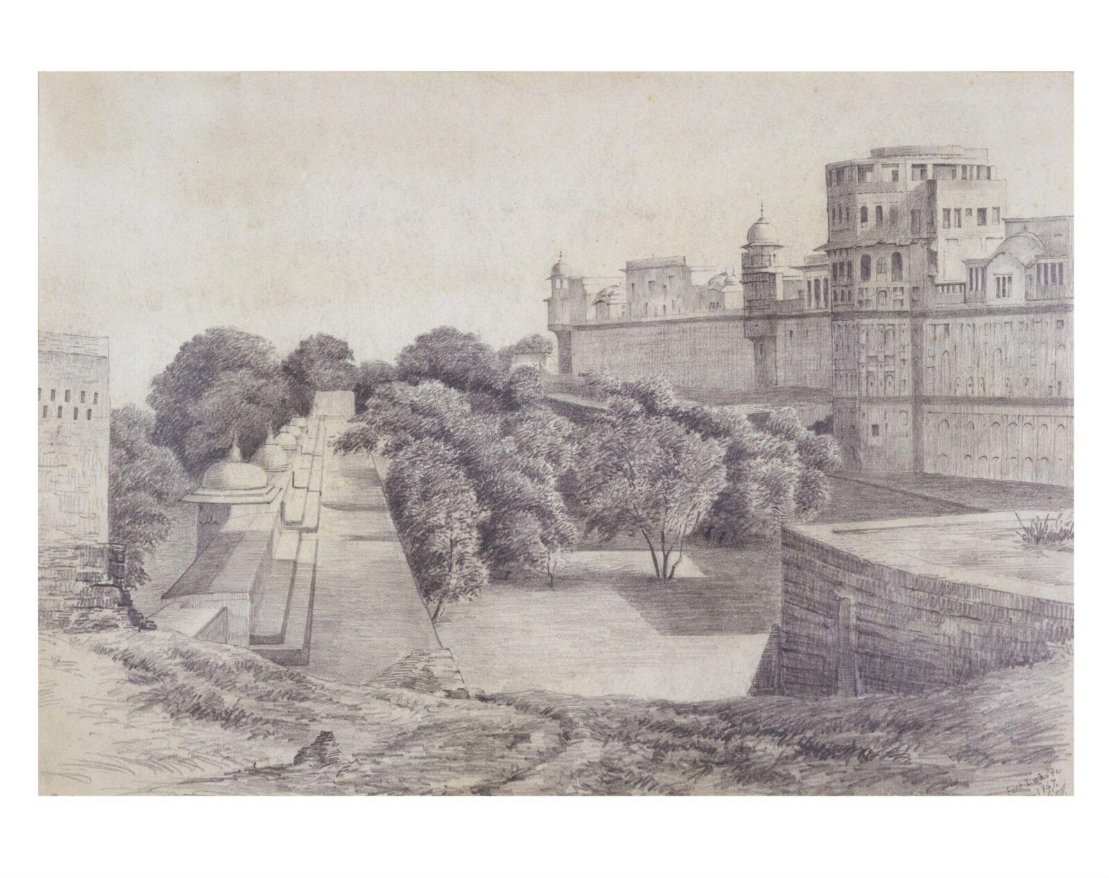 Drawing, George Oliver Rybot, 1867