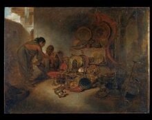 Scene in a Brazier's Shop in Bengal thumbnail 1