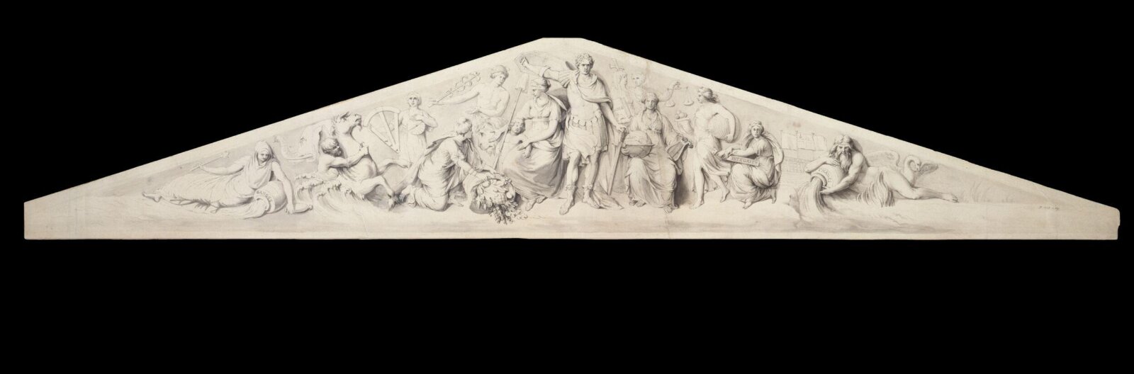 Design for pediment, G Parsons