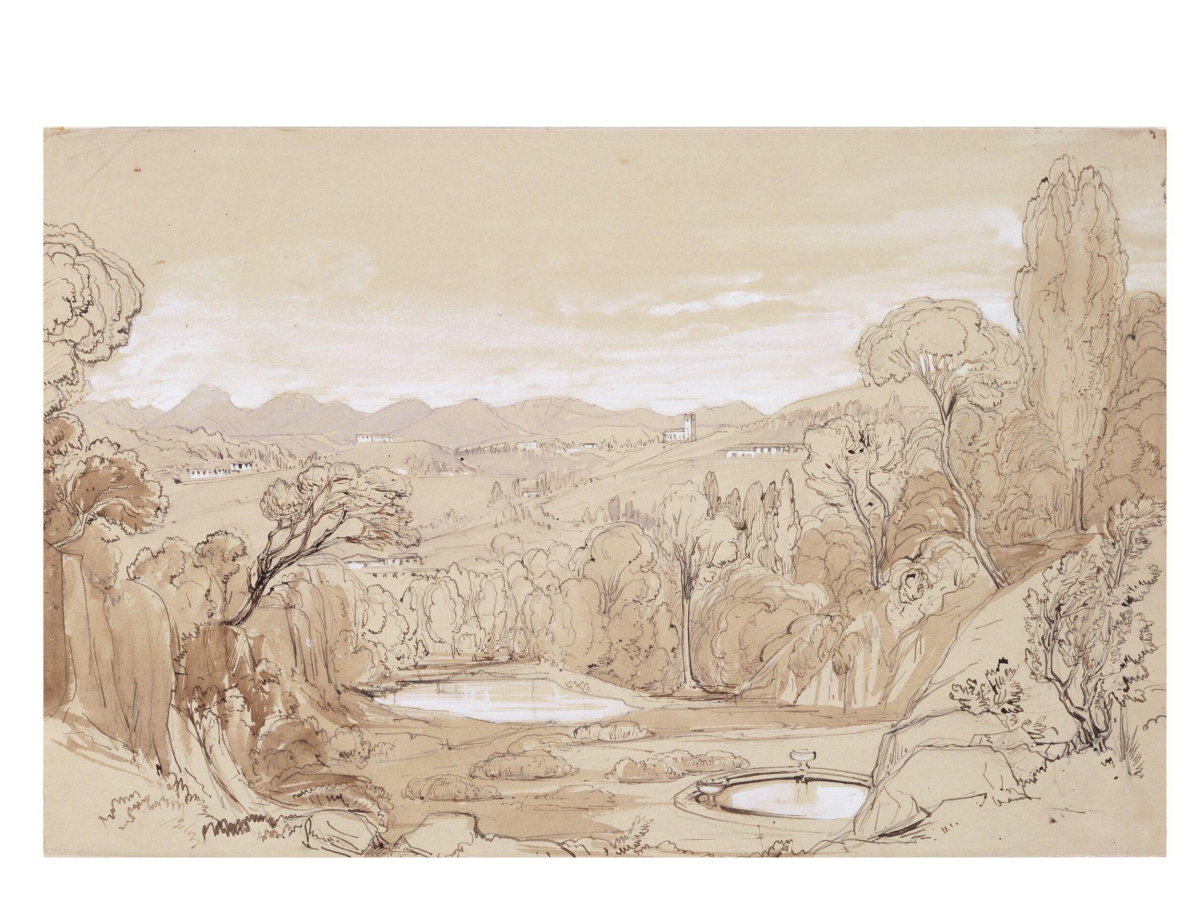 Album of topographical views in India, Charlotte Canning, March 1858- November 1858