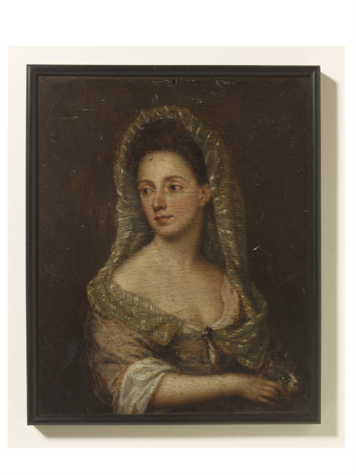 An unknown woman with a cat, ca. 1690