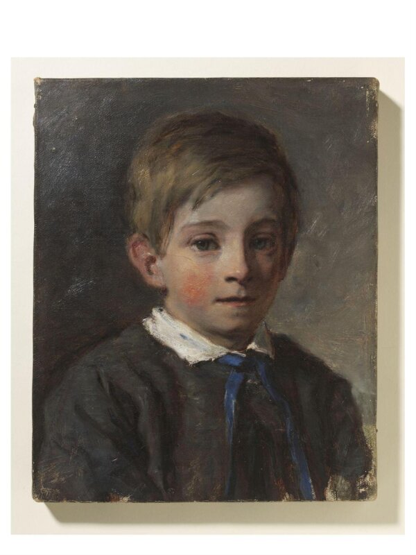 Edgar Holl as a small boy