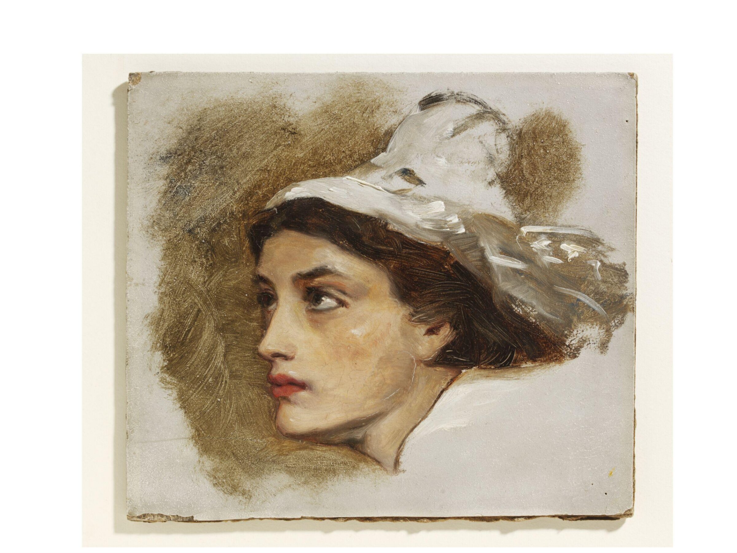 Head of a Welsh fishergirl, Frank Holl, ca.1864-1888