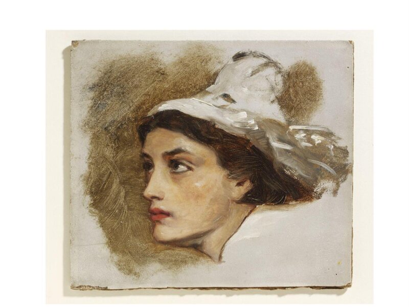 Head of a Welsh fishergirl