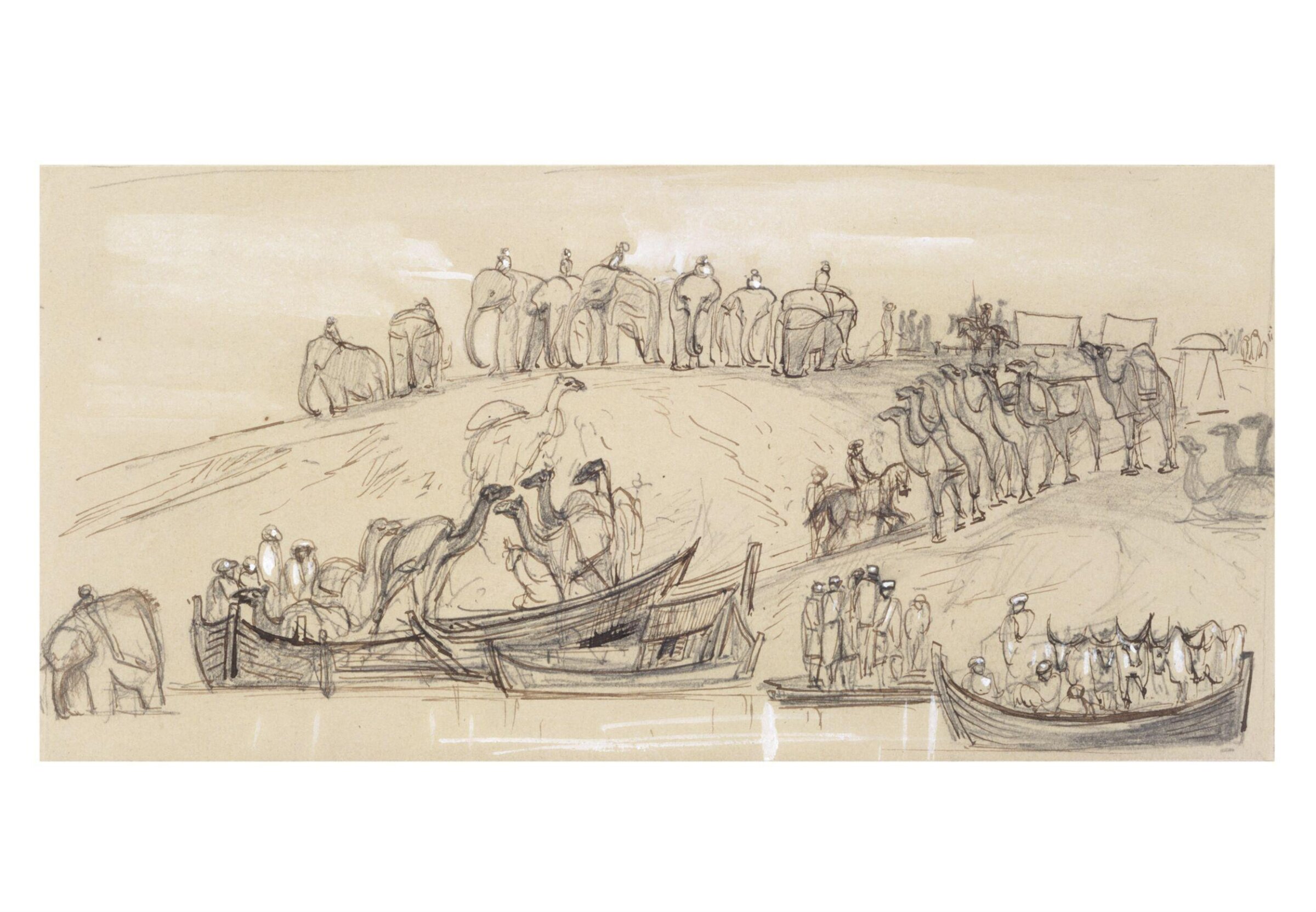 'Rough Sketches 1860-61', Charlotte Canning, 1860-1861