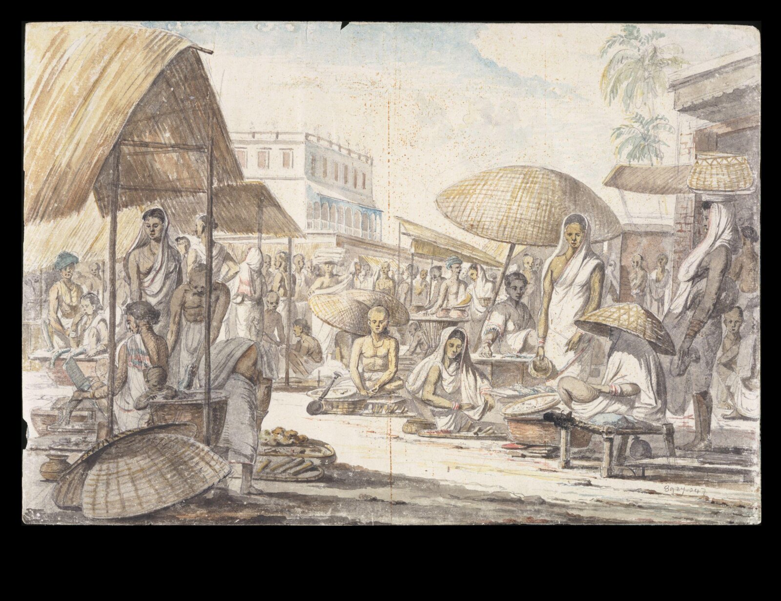 Bazaar, Frans Balthasar Solvyns, 1798