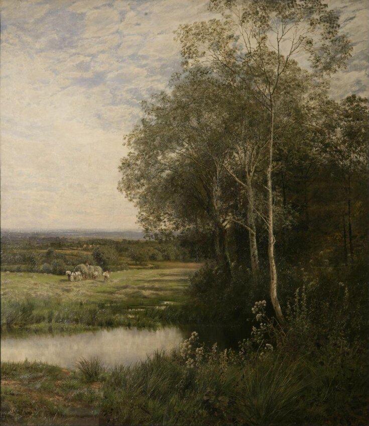 'Where the Waters Gently Pass': Landscape with Stream top image