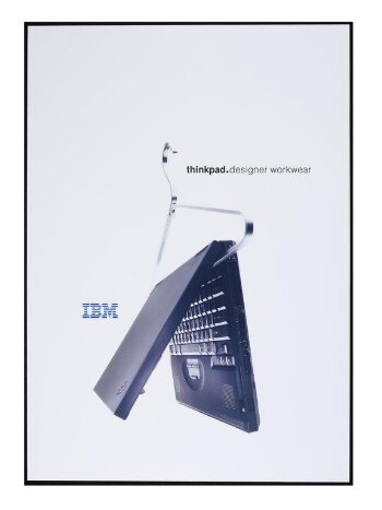 IBM Thinkpad. Designer workwear