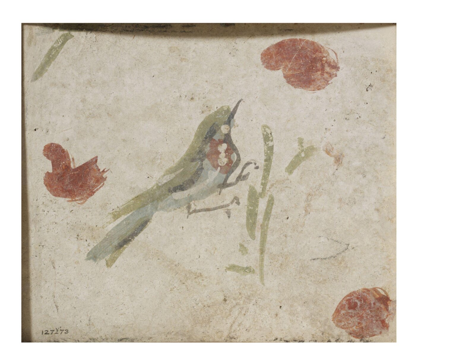 Bird on a branch with fruit, 2nd century