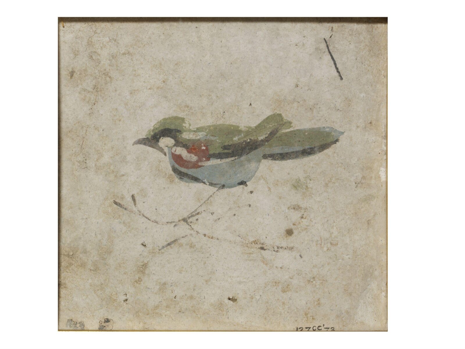 Bird on a branch, 2nd century