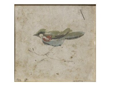 Bird on a branch, 2nd century