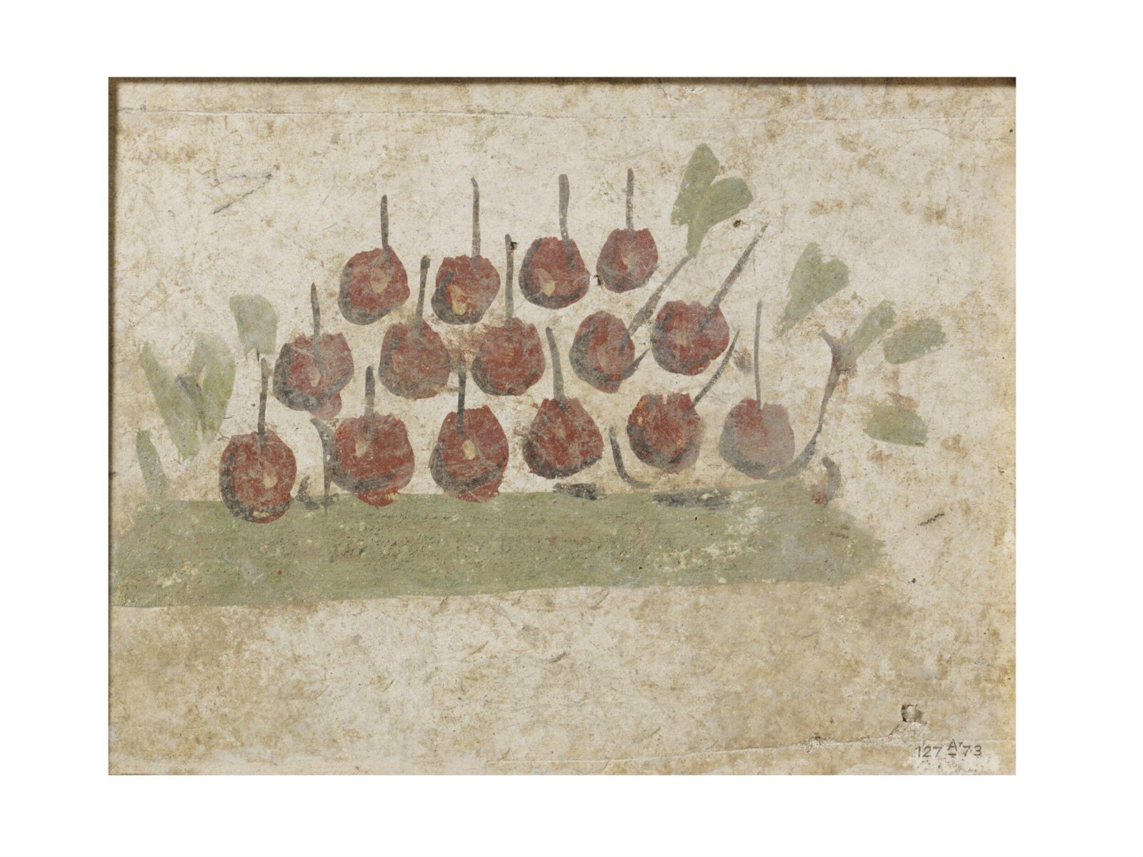 Fruit piled on the ground, 2nd century